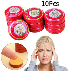 10pcs Tiger Balm Red Refresh Cold Dizziness Muscle Massager Relax Essential Oil