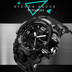Fashion Men Women WristWatch Digital Sports Quartz LED DATE Waterproof Army Wrist Watch