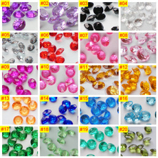 200pcs--4000pcs Wedding Party SCATTER Table Crystals Diamonds Acrylic Confetti 3 4.5 6 10MM 
