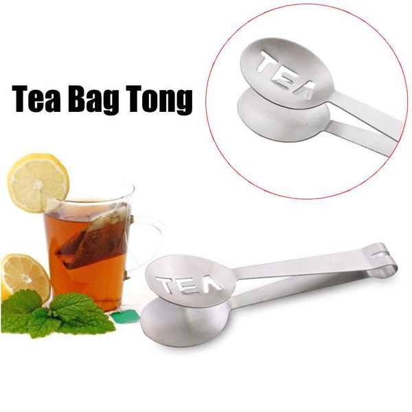 Stainless Steel Mini Tongs Tea Bag Squeezer