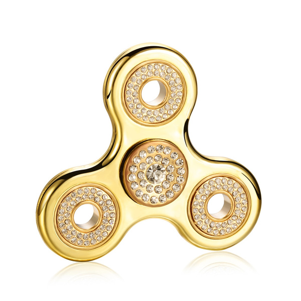 Manifold forhold krak Metel Alloy with 288 Handmade CZ Diamond Crystal Finger Fidget Spinner  Spiner Elegant Jewelry with Exquisite Packaging as Gift | Wish