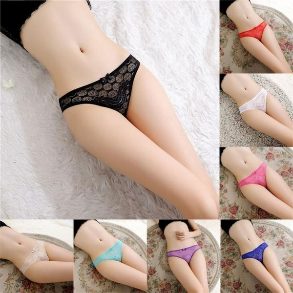 Weeshop Encaje Sexy calzoncillos bragas tangas tanga ropa interior ropa  interior de mujer | Wish