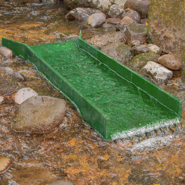 ASR Outdoor Multi Riffle Sluice Box for Gold Panning, 32 inch Wish