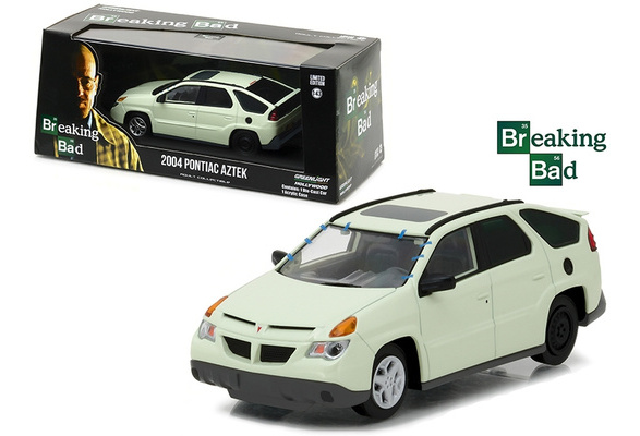 ウォルターホワイトの04年ポンティアックアズテックブレイキングバッド 08 13 Tvシリーズ1 43ダイキャストモデルカーby Greenlight Wish