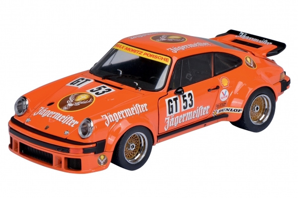 Porsche 934 RSR Jagermeister #53 Orange 1/18 Diecast Model Car by