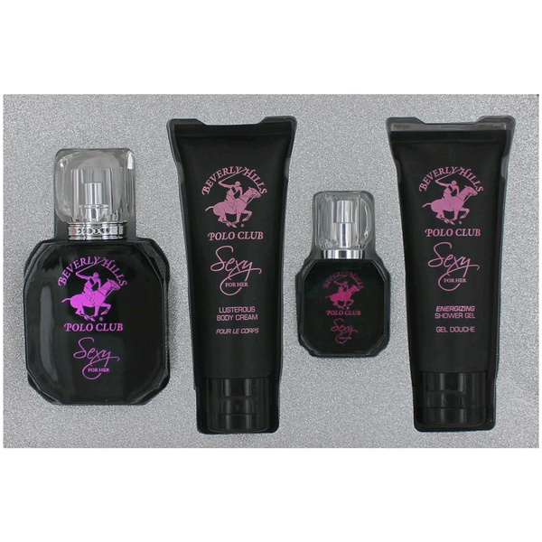 Beverly Hills Polo Club Sexy Perfume 4 Piece Gift Set women