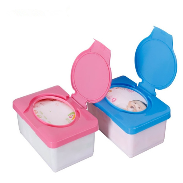 Dry & Wet Tissue Paper Case Care Baby Wipes Napkin Storage Box Holder ...