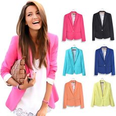 businesssuit, Fashion, solidcolorcoat, womennewfashionsmallsuitblazer