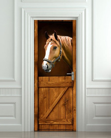 horse, Modern, Door, Home Decor