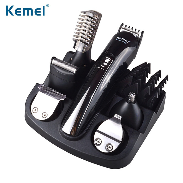 Kemei600 6 In 1 Haarschneider Titan Haarschneidemaschine Elektrische Rasierer Bartschneider Manner Styling Werkzeuge Rasieren Maschine Schneiden Kemei Personal Care Hairdressing Tool Multifunctional Styling Tools Household Adult Rechargeable Electric