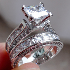 Sterling, Vintage, DIAMOND, 925 sterling silver