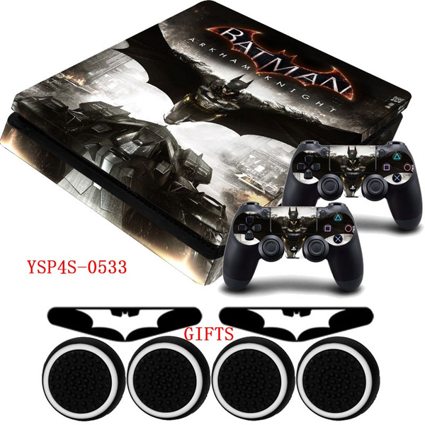 Batman Arkham Knight PS4 Slim Vinyl Skin Anti-slip Protective Decal Sticker  +LED Skin For Sony Playstation 4 Slim Console free cover caps | Wish