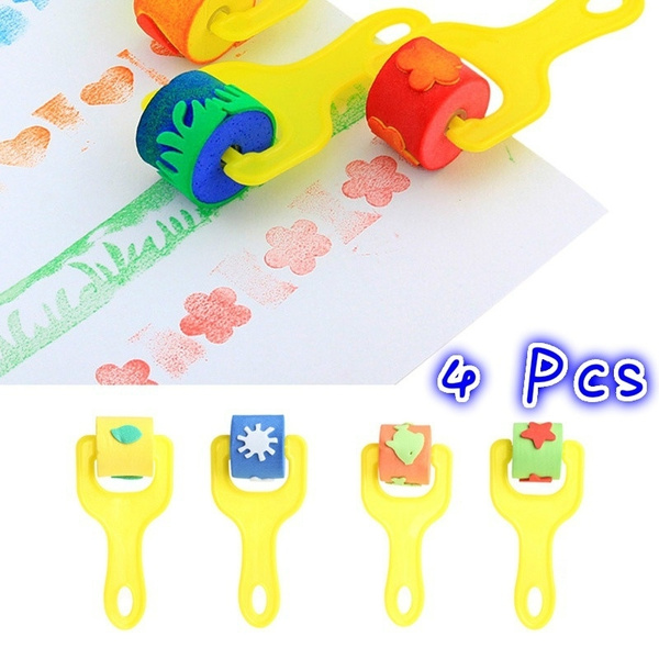  Toyvian 1 Set Painting Stamp Sponge Paint Dotters for