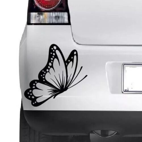 2Pcs Butterfly Car JDM Window Door Laptop Van Bumper Truck Vinyl Decal Sticker 