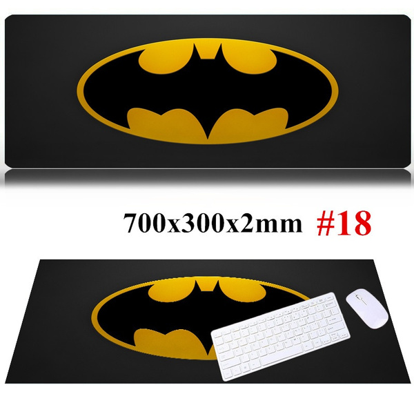 31.5x11.8 Inch Dark Knight BAT Long Extended Large Gaming Mouse Pad with  Stitched Edges Computer Keyboard Mouse Mat Desk Pad 