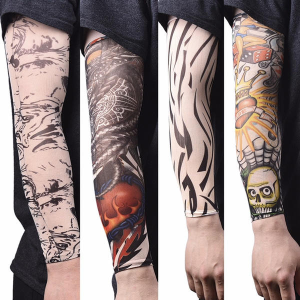 Skins Proteive Nylon Stretchy Fake Temporary Tattoo Sleeves Designs Body Arm Stockings Tatoos Cool Men Women Tattoo Arm Warmer Buy Three Pieces Will Get One Piece For Gift Wish Skins Proteive Nylon Stretchy Fake Temporary Tattoo Sleeves Designs Body Arm Stockings Tatoos Cool Men Women Tattoo Arm Warmer Buy Three Pieces Will Get One Piece For Gift Wish