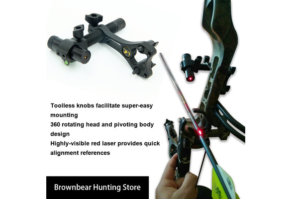 Archery Center Laser Sight Aligner Alignment for Compound Bow Huntin Portable US