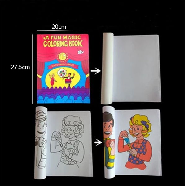 Download A Fun Magic Coloring Book Large Size Magic Tricks Mentalism Stage Magic Props Card Magic Accessories Magic Wish