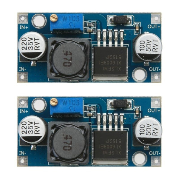2PCS DC-DC Adjustable Step-up Power Converter Module XL6009 Replace LM2577