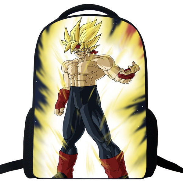 Dragon Ball Z Backpacks - New Cartoon Super Saiyan Goku Anime
