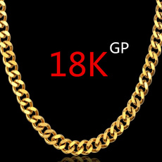 goldplated, Steel, Chain Necklace, mens necklaces