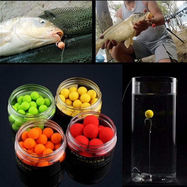 30pcs 12mm Tackle Pop Up Boilies Carp Coarse Fishing Imitation Baits 4  Flavours