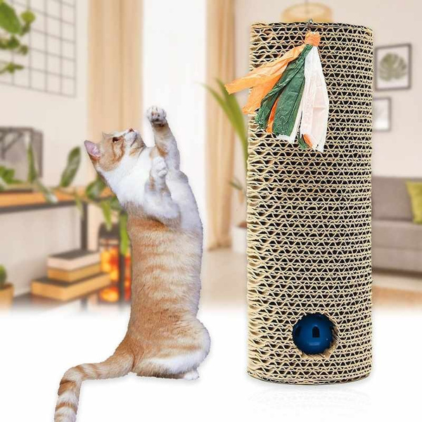 funny cat scratching post