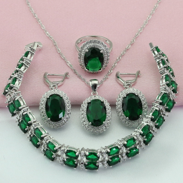 green topaz jewelry