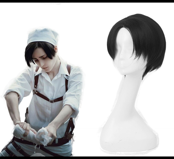 levi ackerman cosplay wig