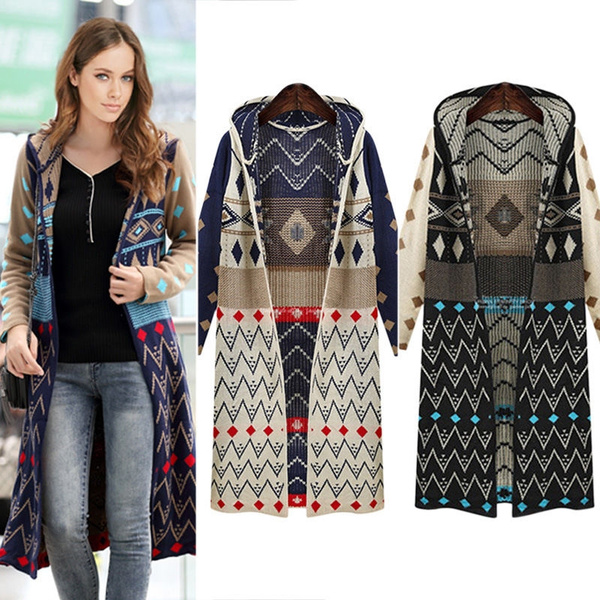 Long boho clearance sweaters