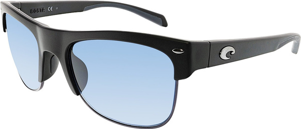 Costa Del Mar Polarized Pawleys PW11OGP Black Semi-Rimless Sunglasses
