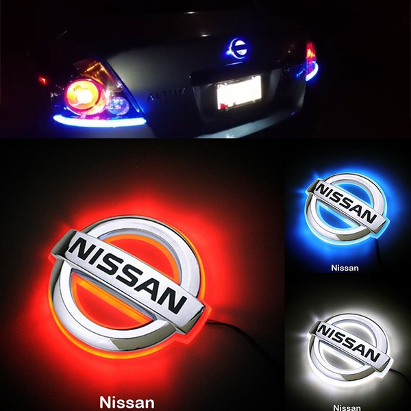 Nissan led online logo lights