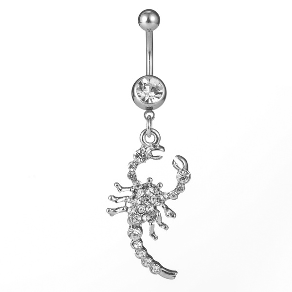 Medical steel piercing for navel 3930002_SV-R+SV-W