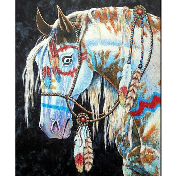 Diy Diamond Painting horse Diamond Painting Full 5d Diamond Embroidery  Mosaic Stitch Crafts Decoration L149