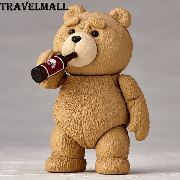 reinigen cel Geleidbaarheid TraVelMall New in Box Anime Q Ver Bear Smoking Beer Phone 006# 9cm PVC  Action Figure Doll Model Toy for Ted 2 Kids | Wish