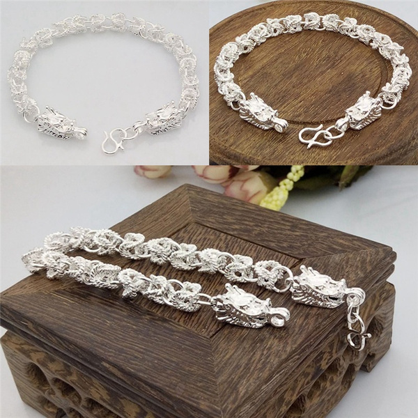 Fancy Design 925 Sterling Silver Bracelet For Men & Boys 9 Inches | eBay