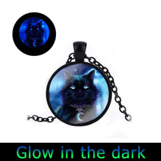 glowblackcat, Jewelry, crazycatlady, halloweencat