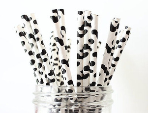 Greeting Cards & Party Supply, babyshowerdecoration, cow, straw
