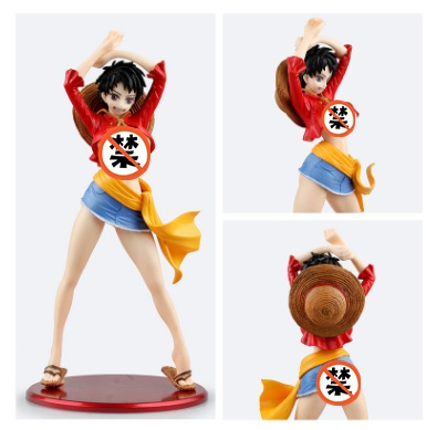 One Piece Luffy Angry PVC Action Figurine