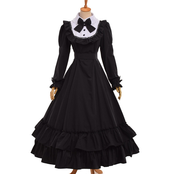 Victorian Ball Gown Gothic Bowknot Dress Reenactment Dress Wish   598975cc4445af1046a13c4e Large 