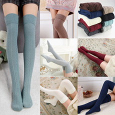 Hosiery & Socks, kneehighsock, womenlongsock, knittingsock