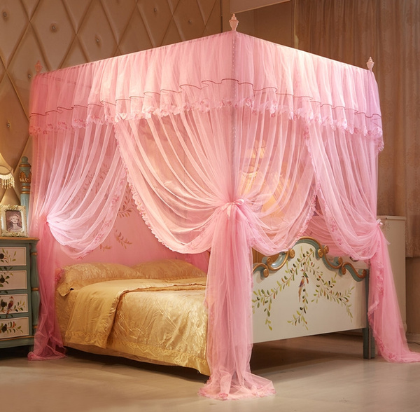 pink princess bed canopy
