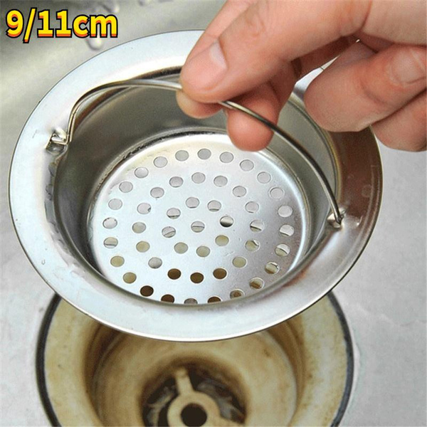 Stainless Steel Kitchen Sewer Strainer Sink Plug Waste Clean Fashion New 