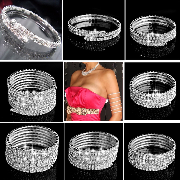 Rhinestone deals arm bracelet