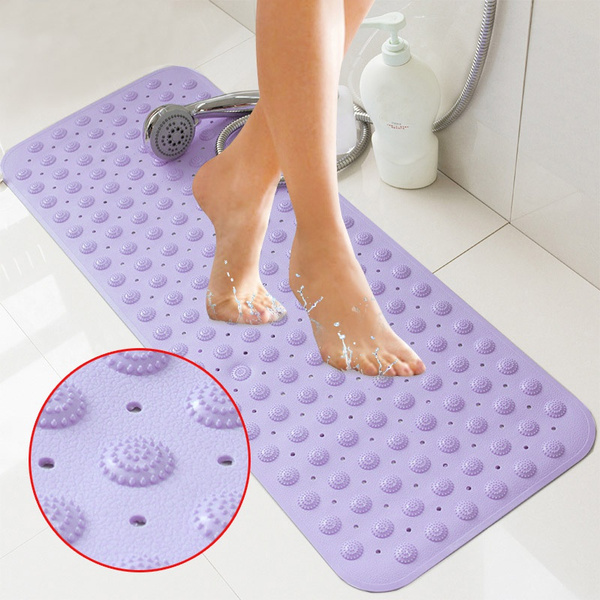 High Quality Large Strong Suction Anti Non Slip Bath Shower Mat Foot PVC Massage 