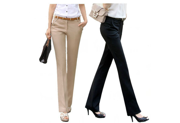 Office Work Formal Pants Women Business Lady Uniform Dress Pants Female  Fashion Black Trousers Clothes 4XL Spring Autumn 2021 - AliExpress