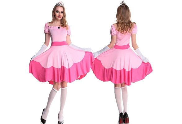 open lace back dress Peach Evening Fluffy Princess dress short sleeve Gown for Girls – HOUSE OF  CLAIRE main image 1