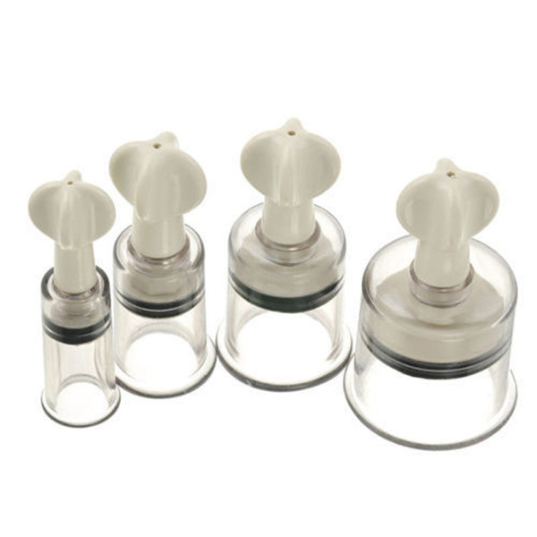 Size S M L XL Enlargement Vacuum Easy Twist Rotary Cupping Nipple Pumps  Breast Enhancer Suction