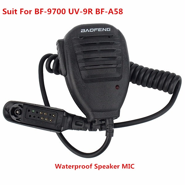 Baofeng Microphone handheld Speaker Mic for BAOFENG A58 BF-9700 UV-9R ...