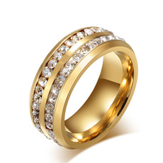 polished, wedding ring, gold, Classics
